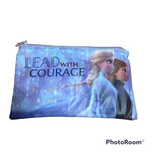 Disney Frozen Bag NEW Drawstring Backpack Zipper Blue Kids